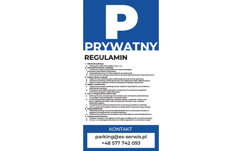 Wizytówka ES-Serwis – projekt spójny z identyfikacją wizualną