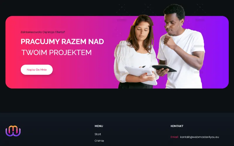 Widok responsywny strony webmaster4You